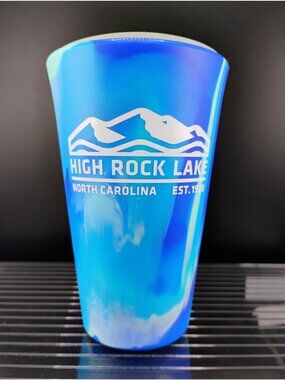 High Rock Lake Silipint Silicone Tumbler Large 22oz BPA-Free With Lid